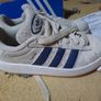 beige suede Adidas campus runners Image 4