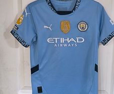 kids Manchester city haaland jersey size 10