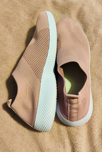 Light Pink Elastic Sock Shoes size 40