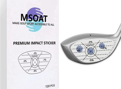 Golf Impact Tape Labels 120 Pcs