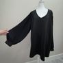 Ladies Black Long Sleeved V-Neck Top by Yours, Size UK 26-28 / EU 54-56. Image 8