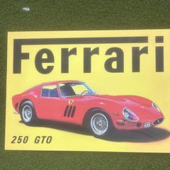 Ferrari 250 GTO Aluminium Sign