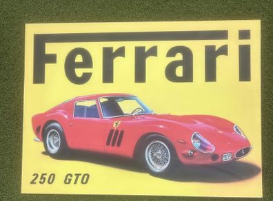 Ferrari 250 GTO Aluminium Sign