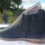 New Tags Fab Black Chelsea Zip Ankle Boots Girl/Boy Image 9