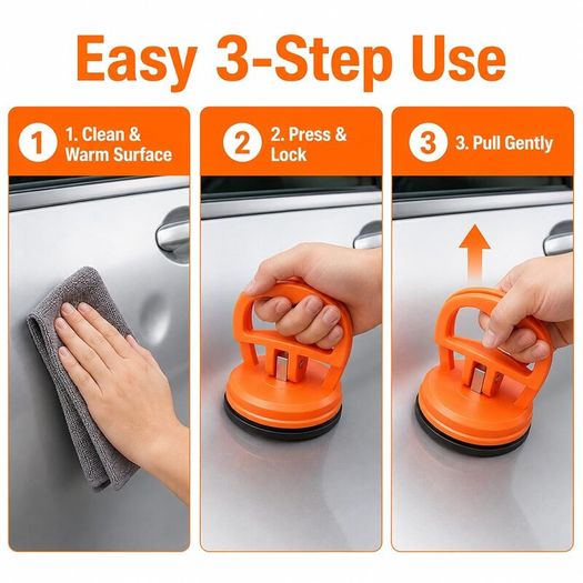2 Pack 5.5cm Car Dent Puller Suction Cup Tool