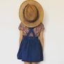 Denim Skirt with braces Image 5