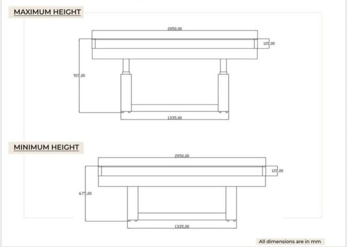 treatment table/bed
