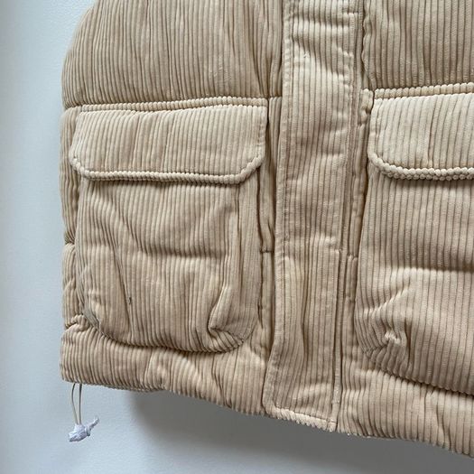 Zara Cream corduroy gilet
