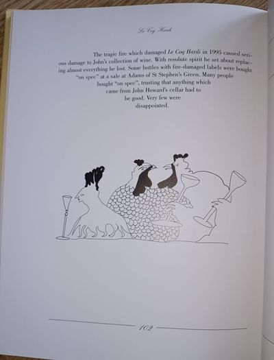 Le Coq Hardi the story of John Howard and his Restaurant hardback with dustcover in good condition with some signs of wear on the dustcover FREE STANDARD POSTAGE INCLUDED