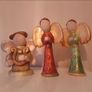 Set of 3 Vintage Handcrafted Angels Image 10