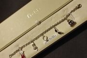 Sterling silver charms bracelet