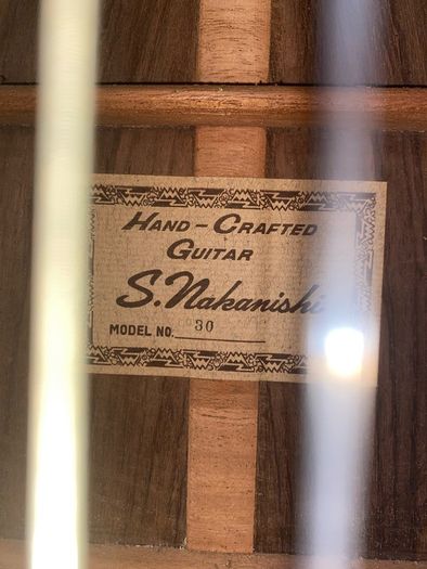 Rare vintage classical guitar