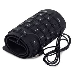 New Wired USB PC Waterproof Flexible Silicone Keyboard Soft Rubber QWERTY #1254