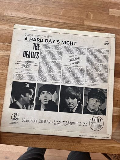 The Beatles A Hard Days Night Vinyl Lp Mono Parlophone Pmc 1230 1st