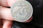 1955 Portugal Silver 10 Escudos Coin