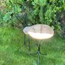 Wrought Iron table and chair Image 2