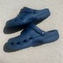 Blue Clogs with Removable Fuzzy Slipper Linings Image 5