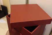 Red storage box