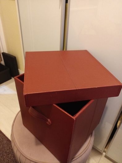 Red storage box