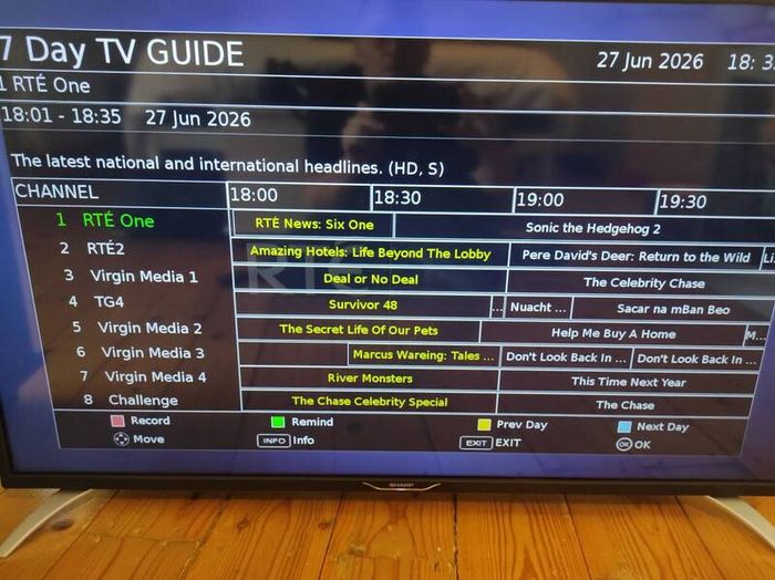 Sharp Aquos 40" TV