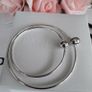 New genuine pandora sterling silver essence bracelet/ bangle Image 2