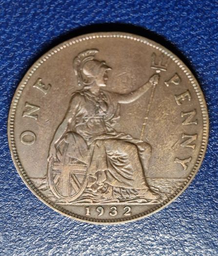 Great Britain 1932 Penny coin
