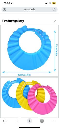 Baby Toddler Shampoo Hat Shower Crown