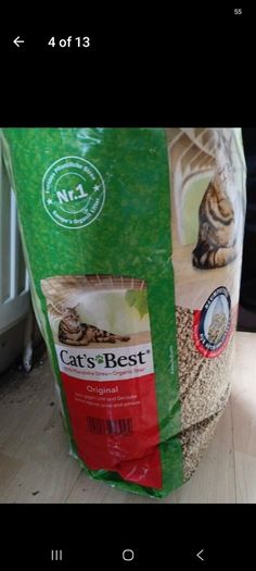 23.5kg of Cats Best Original Organic Wood Granule Clumping Cat Litter