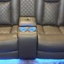 twin home cinema Black electric recliner two months old.  Upgrading to a three seaterPerfect condition perfect condition Image 4