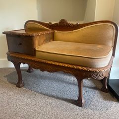 Vintage side table / telephone table
