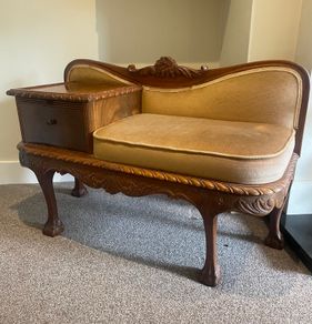 Vintage side table / telephone table