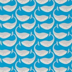 Scion Whale of a Time Curtains + White Wooden Pole