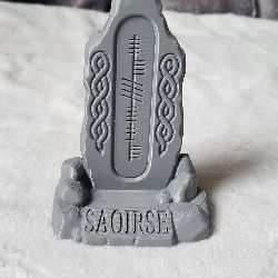 Personalised Irish Ogham Standing Stone  Custom Celtic Name Gift