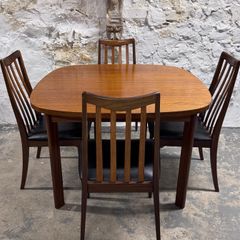 Mid Century Modern Gplan Dining Table & Chairs - Sierra Range