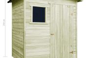 Garden House Shed 1.5x2 m Impregnated Pinewood
