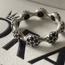 Pandora ring sterling silver pave black crystal Image 5