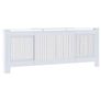 MDF Radiator Cover White 205 cm Image 3