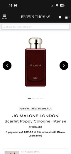JO MALONE Scarlet Poppy 100ml niche parfum