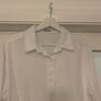 Bershka Mens Plain White Shirt Image 7