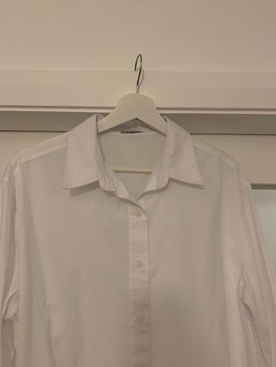 Bershka Mens Plain White Shirt