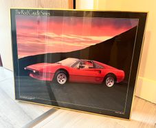 Rod Caudle Series Ferrari 308 GTS Collectable Poster Memorabilia