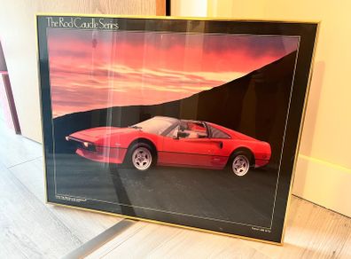 Rod Caudle Series Ferrari 308 GTS Collectable Poster Memorabilia