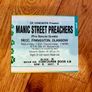 Manic Street Preachers Concert Ticket - SECC Glasgow 1998 - Original Image 2