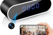 WiFi Hidden Spy Clock Camera Secret Nanny Cam With Motion Detection | 1080p Video Recording, Covert Camera With Night Vision, Mobile App Control for Home, Office
