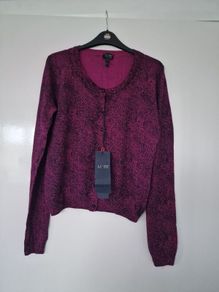 Armani Jean's Purple Cardigan