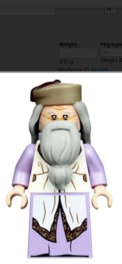 Lego Albus Dumbledore Minifigure