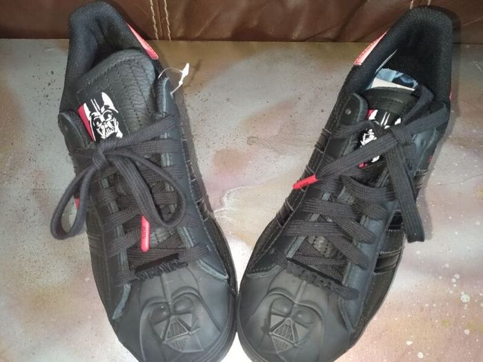 Adidas Superstar Star Wars Darth Vader Trainers Very Very Rare New Boxed