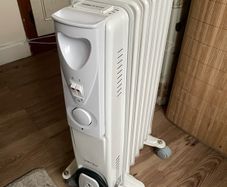 Warmlite Oil Filled Radiator - 7 Fin - 1500W - White
