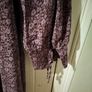Glamorous, purple abstract Floral relaxed smock Dress Image 7