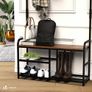 Coat Rack 4 in 1 with Shoe Bench Image 6